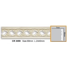 Декоративный молдинг из полиуретана CR 3059 (2.44м)*